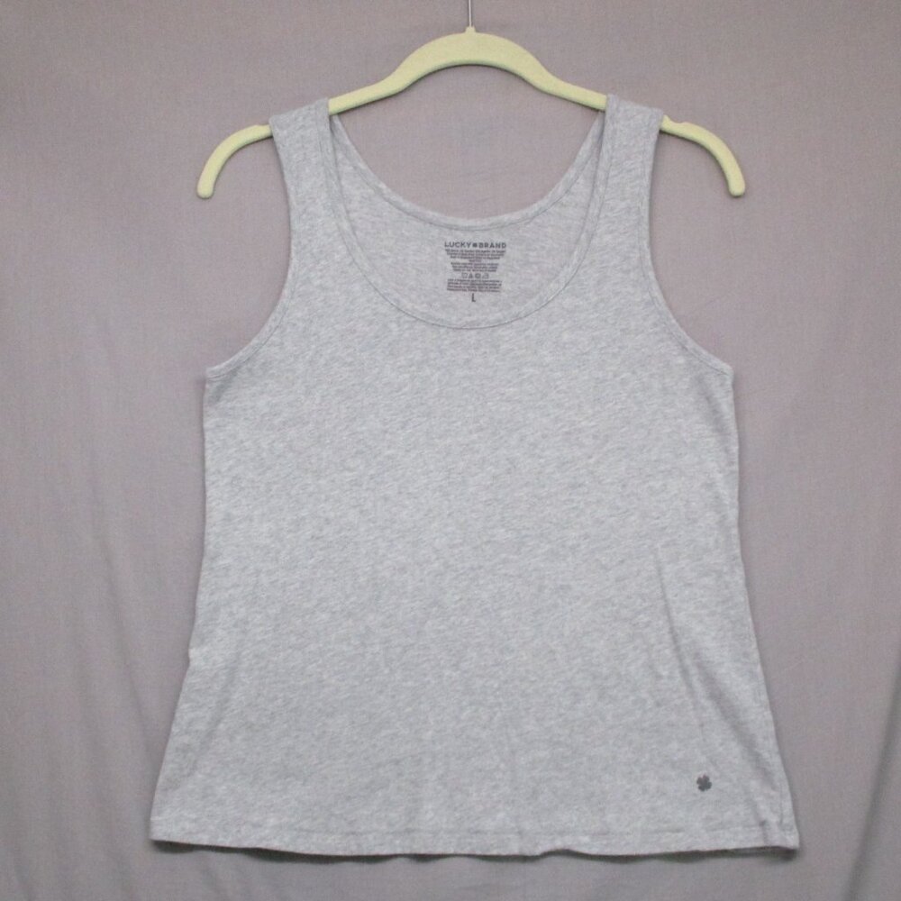 Lucky Brand Tank Top Gray Youth Girl Size |‎ L